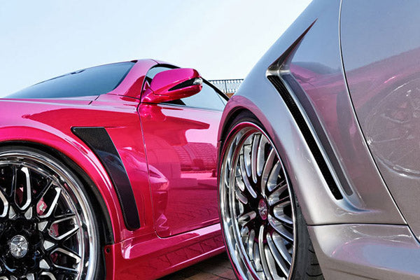 V-Vision Front/Rear Over Wide Fender Kit (FRP) for Lexus SC430 (UZZ40) 2006-2010