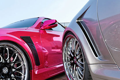 V-Vision Front/Rear Over Wide Fender Kit (FRP) for Lexus SC430 (UZZ40) 2006-2010