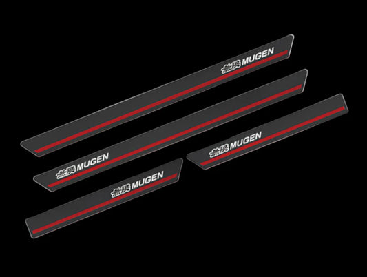 Mugen Door Sill Scuff Plate (Black/Red) 10th/11th Gen Civic