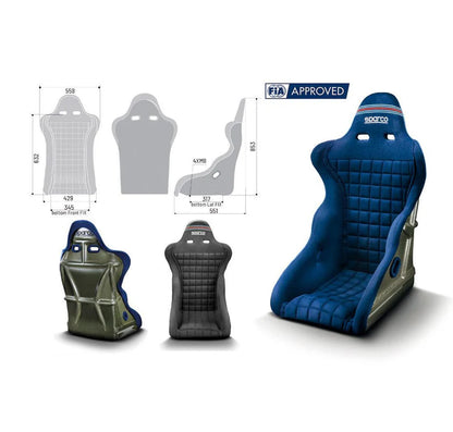 Sparco Seat Legend Martini-Racing Blue Each (1)
