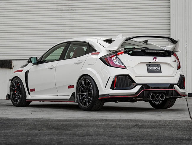 Seibon OEM Style Carbon Fiber Rear Center Spoiler - 17-21 Civic Type-R (FK8)
