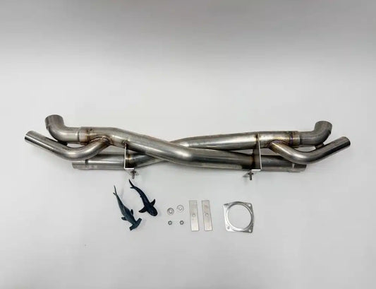 SharkWerks Exhaust for 991 Porsche 911 Turbo / Turbo S [SHAX422]