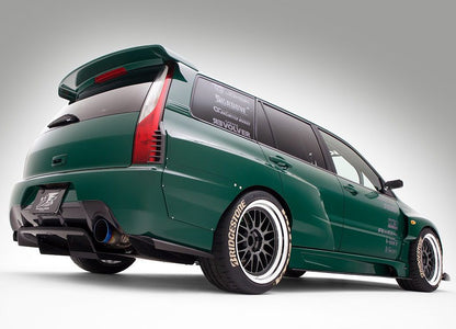 Varis Solid & Joker Carbon Muffler Heat Shield for CT9W Mitsubishi Lancer Evolution IX Wagon