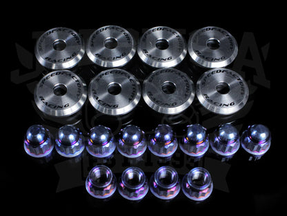 SpeedFactory Titanium Valve Cover Hardware Set - B/H-series Raw/Silver/Burned Titanium