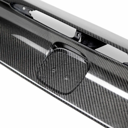 Seibon OE-Style Carbon Fiber Trunk Garnish - 2014-2015 Honda Civic 2DR Si