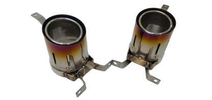 Ferrari 488 GTB Titanium Exhaust Tips Upgrade (2016–2020) – Blue or Purple | Top Speed Pro-1