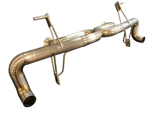 AUDI R8 4.2L V8 08-15 5.2L V10 09-15 Titanium Straight X-Pipe Exhaust System