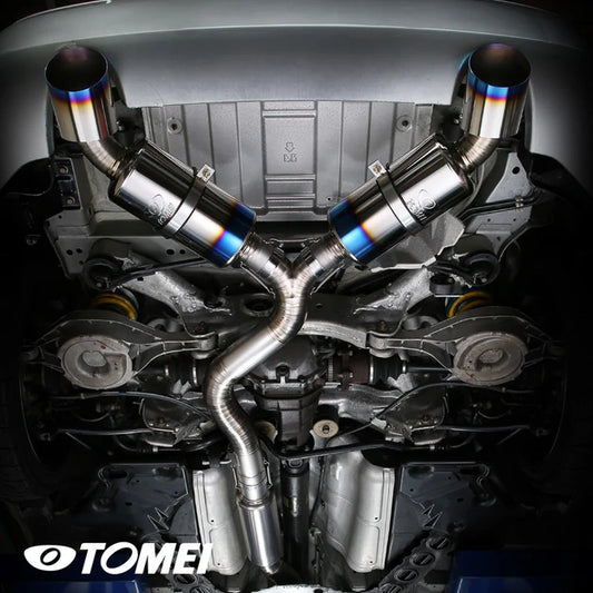 "Ti Racing" Titanium Y-Pipe Back Exhaust Dual Muffler - Nissan 350Z Z33