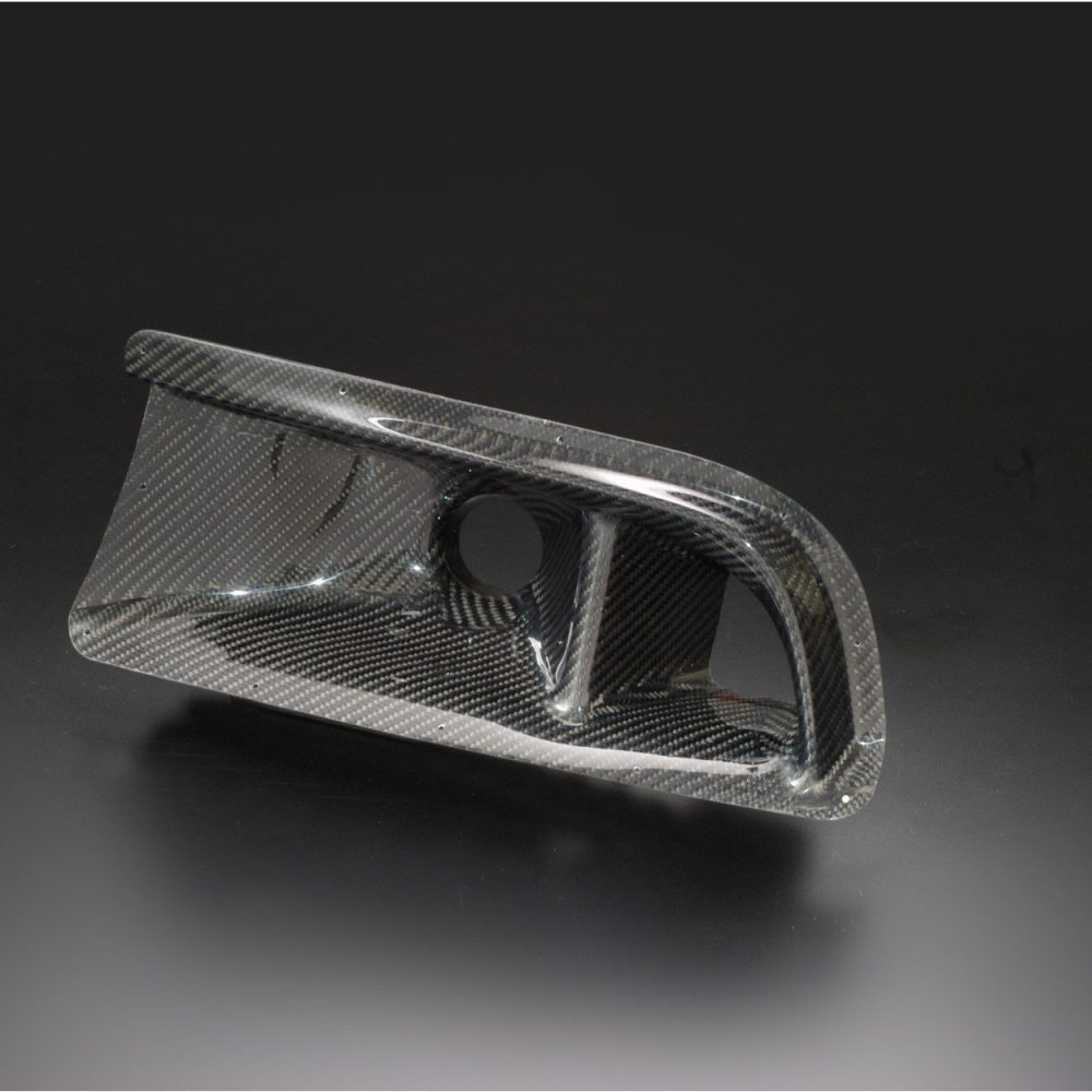 VARIS Carbon Air Cleaner Scoop for Normal Bumper for 2001-05 Mitsubishi Evo VII/VIII
