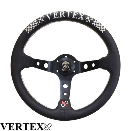 VERTEX T&E "Checker" 330mm Deep Dish Steering Wheel