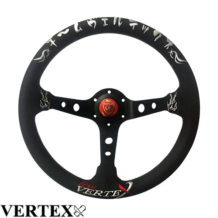 VERTEX T&E "KUMADORI" 330mm Deep Dish Steering Wheel