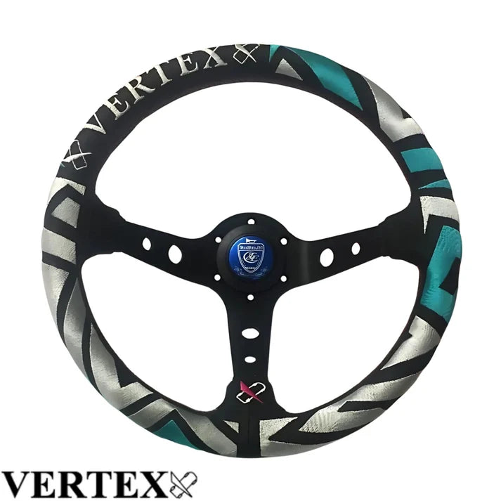 LINE LABYRINTH" 330mm Deep Dish Steering Wheel