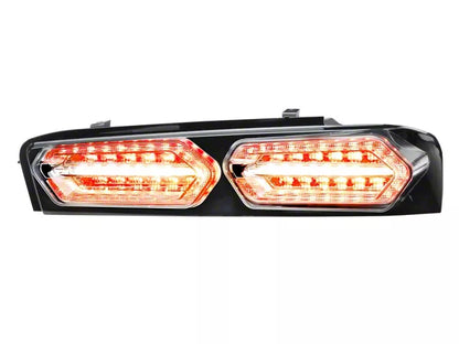 Morimoto XB LED Facelift Tail Lights; Black Housing; Red Lens (16-18 Chevrolet Camaro Facelift Red)