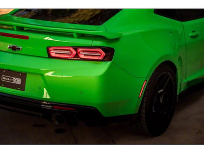 Morimoto XB LED Facelift Tail Lights; Black Housing; Red Lens (16-18 Chevrolet Camaro Facelift Red)
