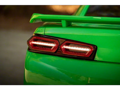 Morimoto XB LED Facelift Tail Lights; Black Housing; Red Lens (16-18 Chevrolet Camaro Facelift Red)
