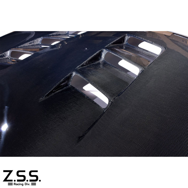 Vented Aero Bonnet Type 2 (Carbon) - RX-7 FD3S